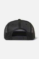 Back Laydown Image for Oath Trucker Hat - Black/Black
