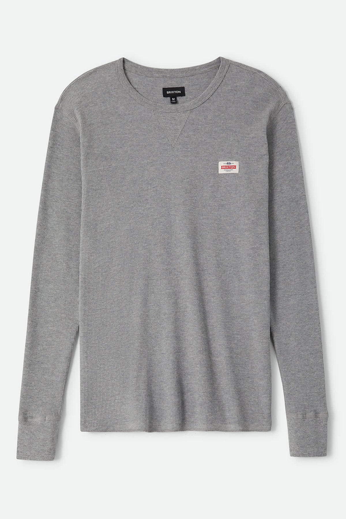 Men's Trademark Waffle Knit Top in the color Heather Grey - Front Product View