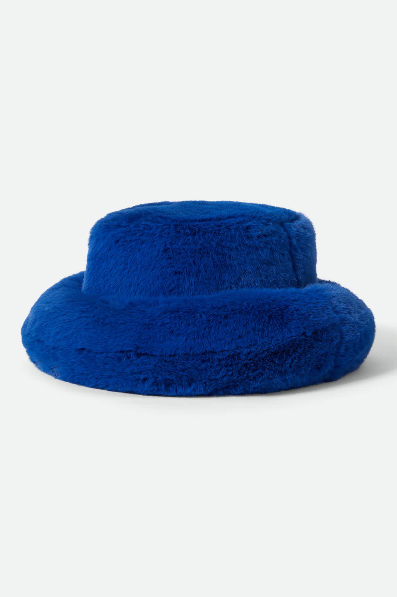 Women's Dion Packable Winter Bucket Hat in the color Cyber Blue - Front Product View