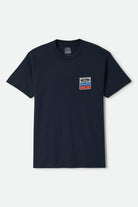 Men's Ford Service Dept Pocket T-Shirt in the color American Navy - Front Product View