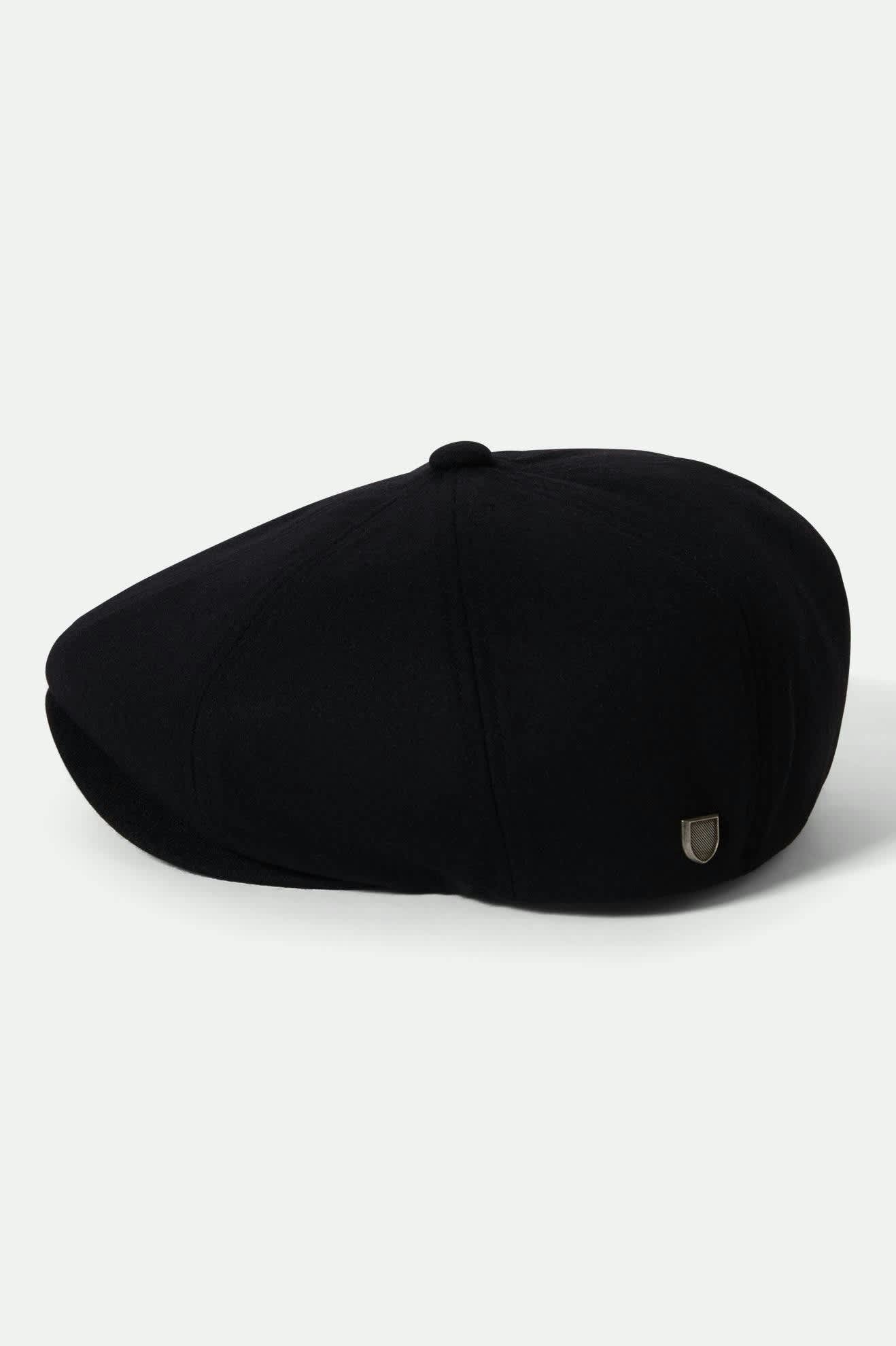 Unisex Brood Flannel Snap Cap in the color Black/Moss - Additional Laydown image