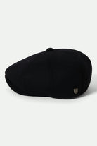 Unisex Brood Flannel Snap Cap in the color Black/Moss - Additional Laydown image