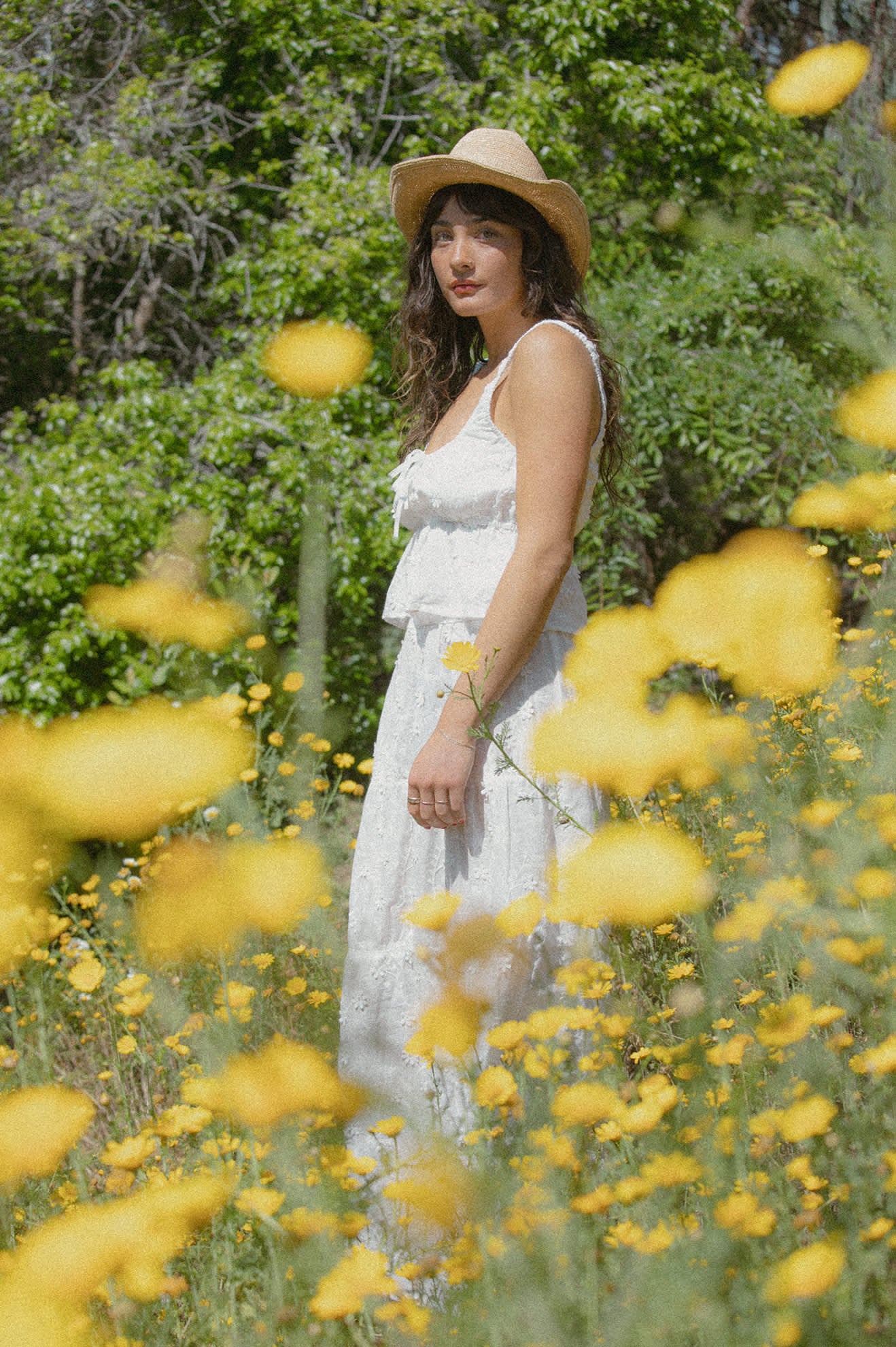 Women's The Abigail Skirt in the color Off White Floral - Men's Lifestyle image