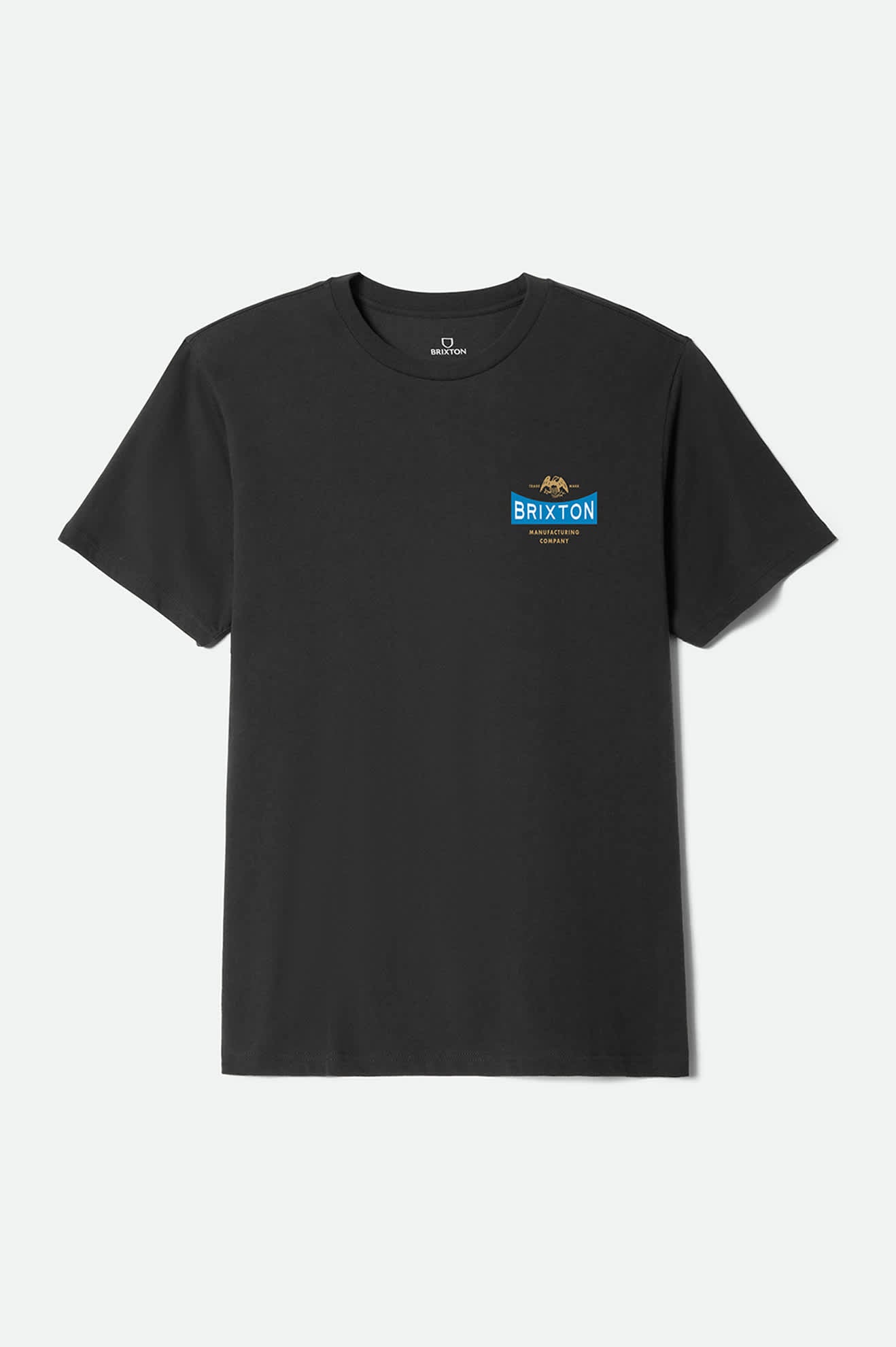 Men's Pinnacle Short Sleeve Standard T-Shirt in the color Vintage Black - Front Product View