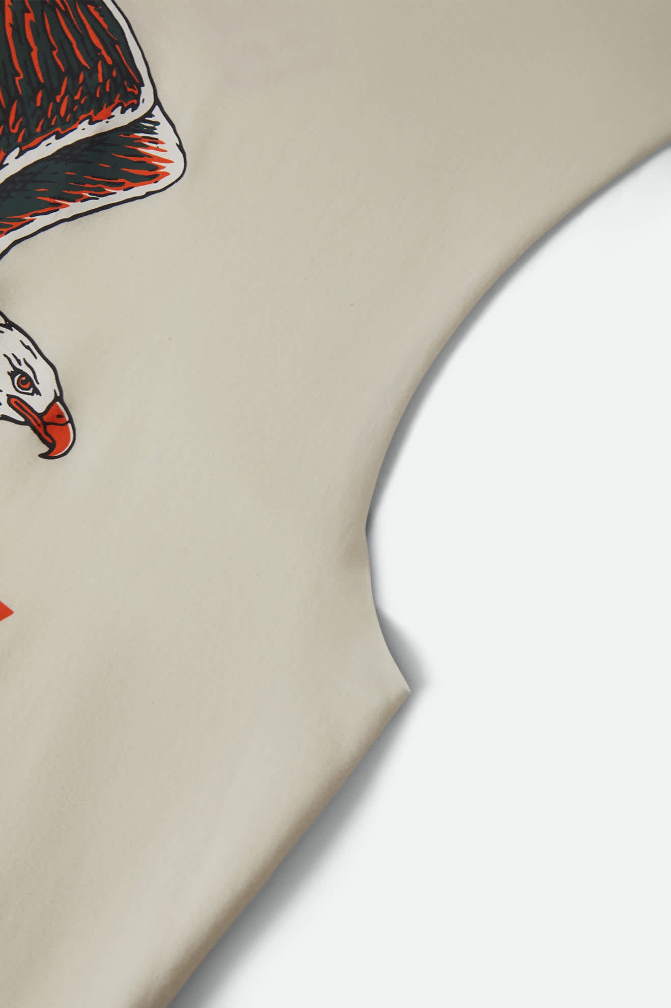 Men's Free Muscle Tank Top in the color Off White - Additional Laydown image