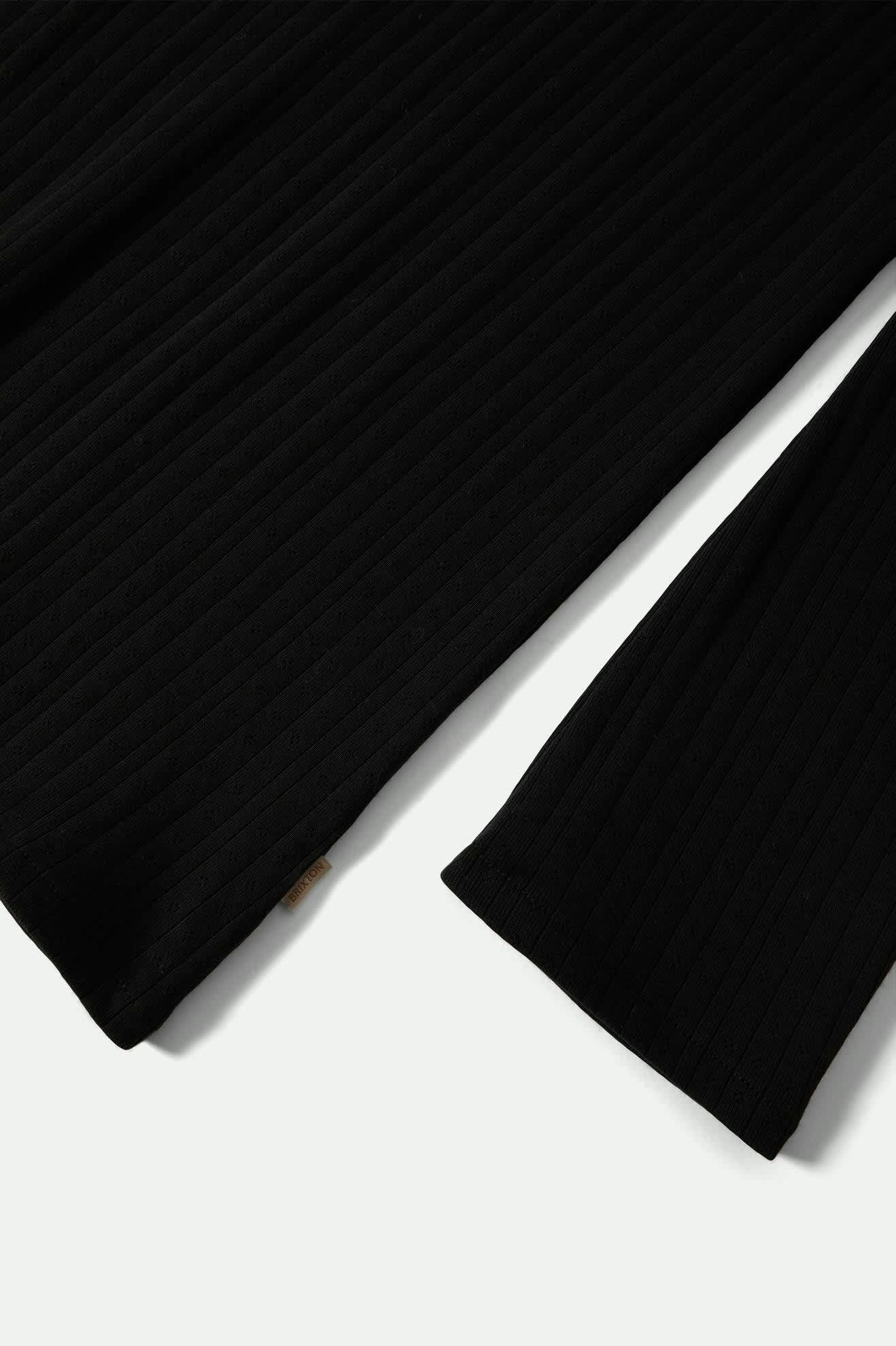 Women's Dolly L/S Knit Dress in the color Black - Additional Laydown image