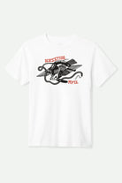 Men's Combat S/S Standard T-Shirt in the color White - Front Product View