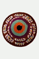 Women's Crochet Knit Bucket Hat in the color Multi Color - Additional Laydown image