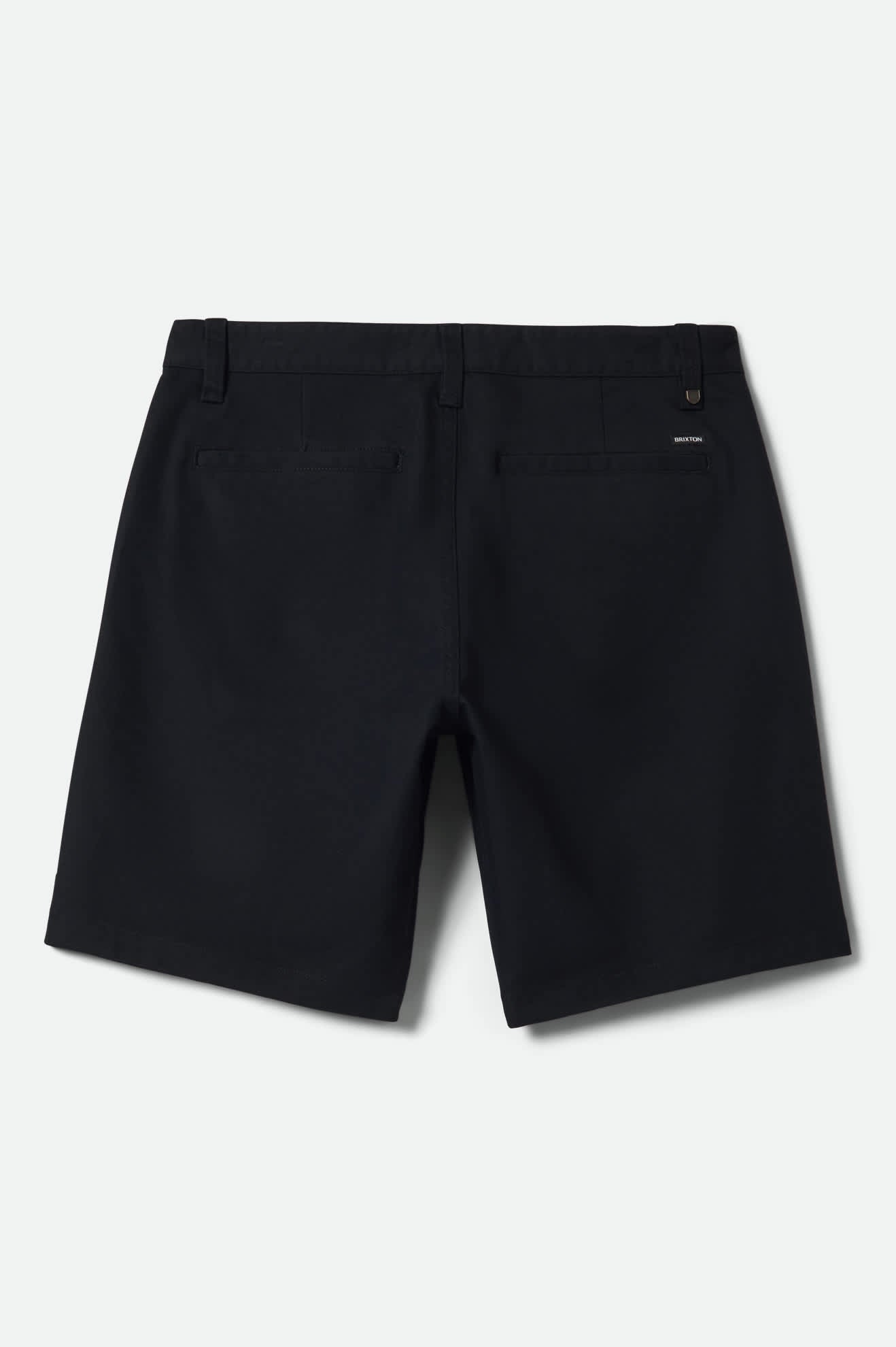 Men's Santo Chino Short in the color Black - Additional Laydown image
