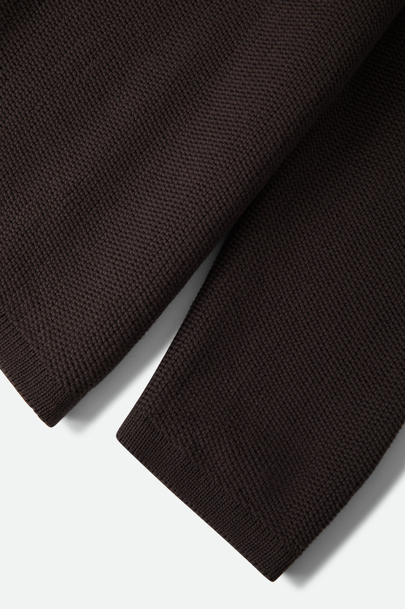 Men's Belgrade Sweater in the color Walnut Brown - Additional Laydown image