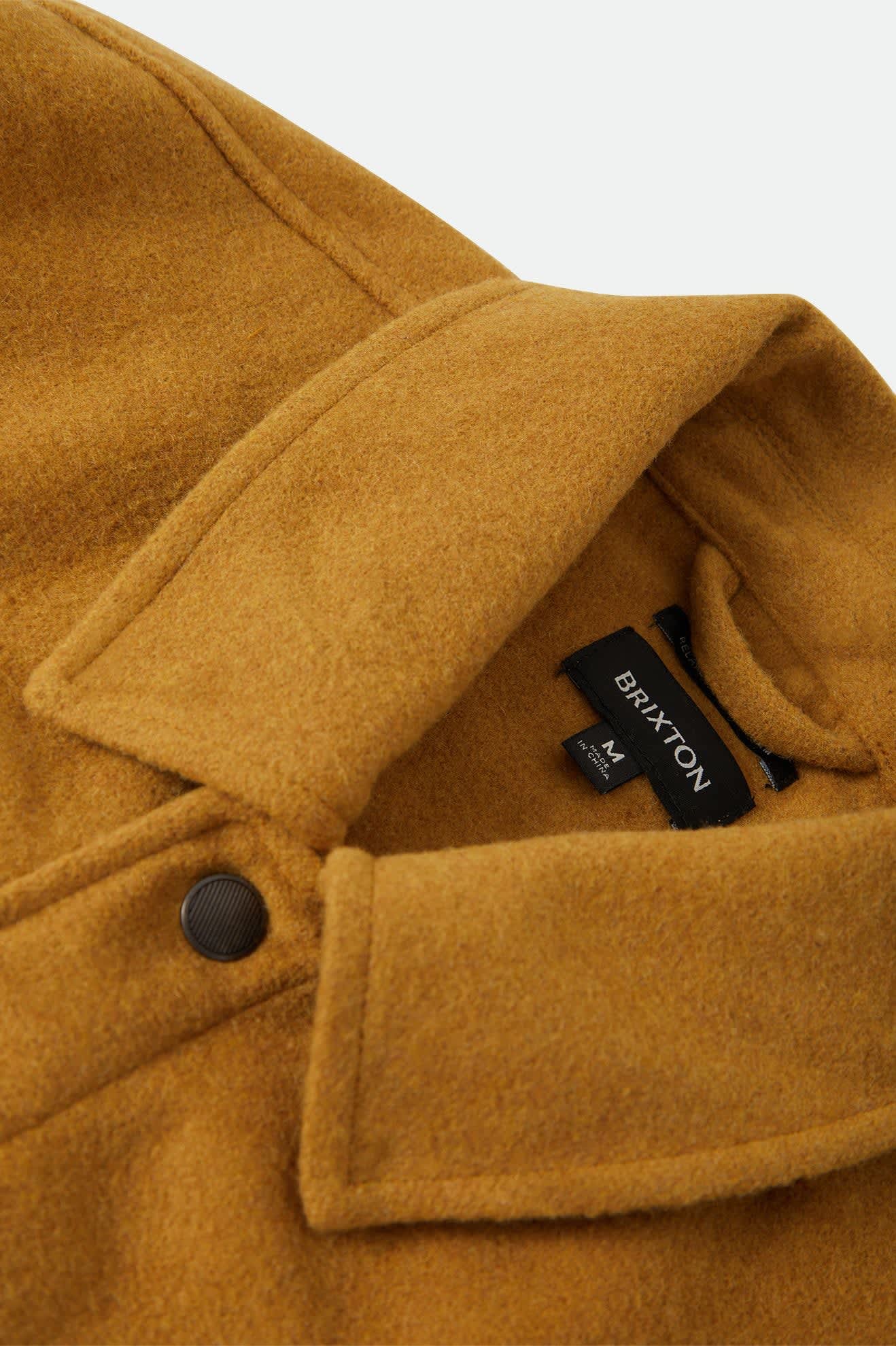 Men's Textured Durham Jacket in the color Dusted Ochre - Additional Laydown image