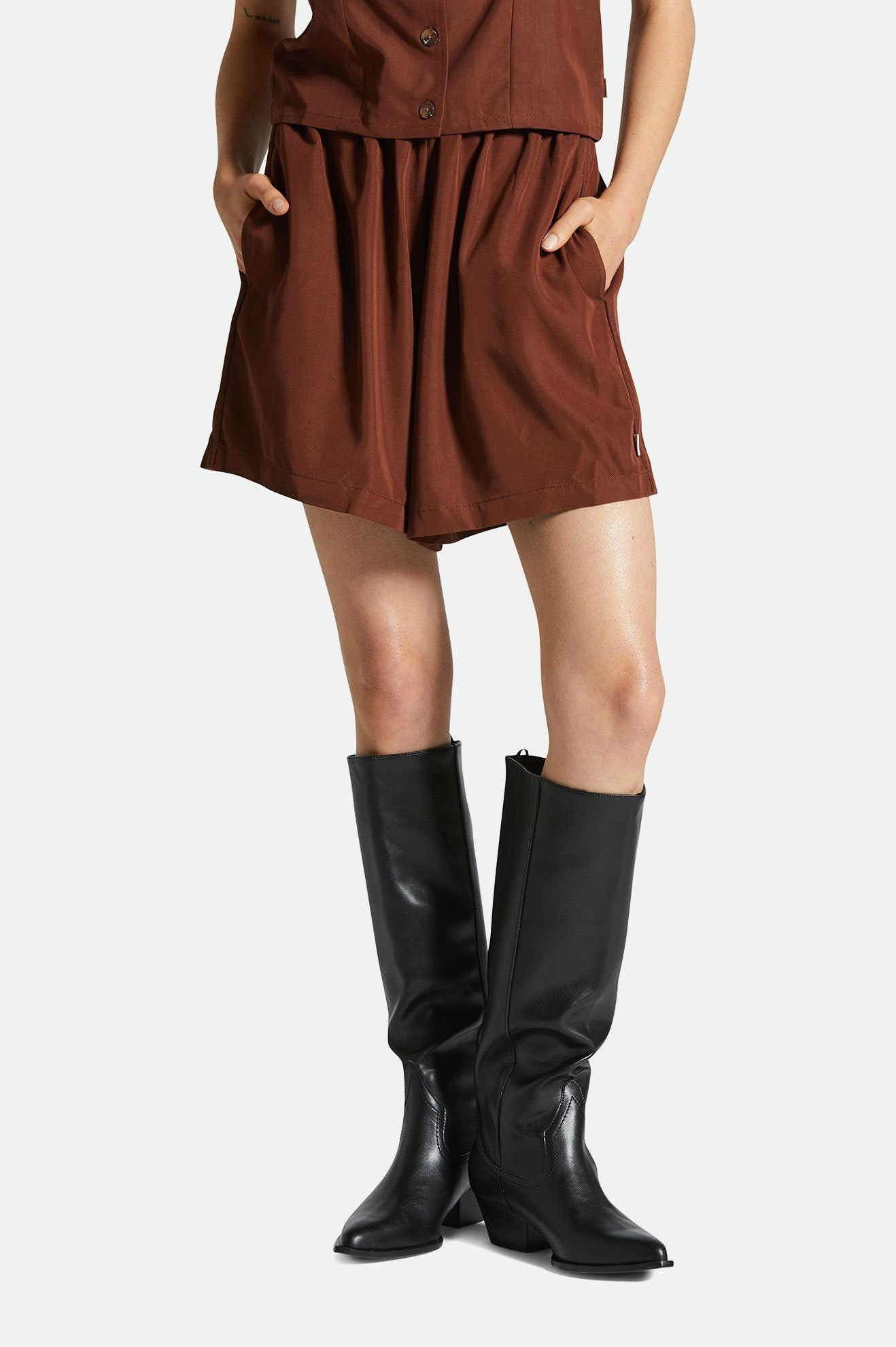 Women's Fit, Front View | Polanco Short - Sepia
