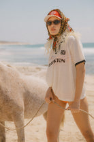 Women's Round Up Adjustable Hat in the color Washed Adrenaline Rush/Whitecap - Men's Lifestyle image