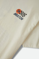 Men's 76 Finish Line Relaxed T-Shirt in the color Washed Off White - Additional Laydown image
