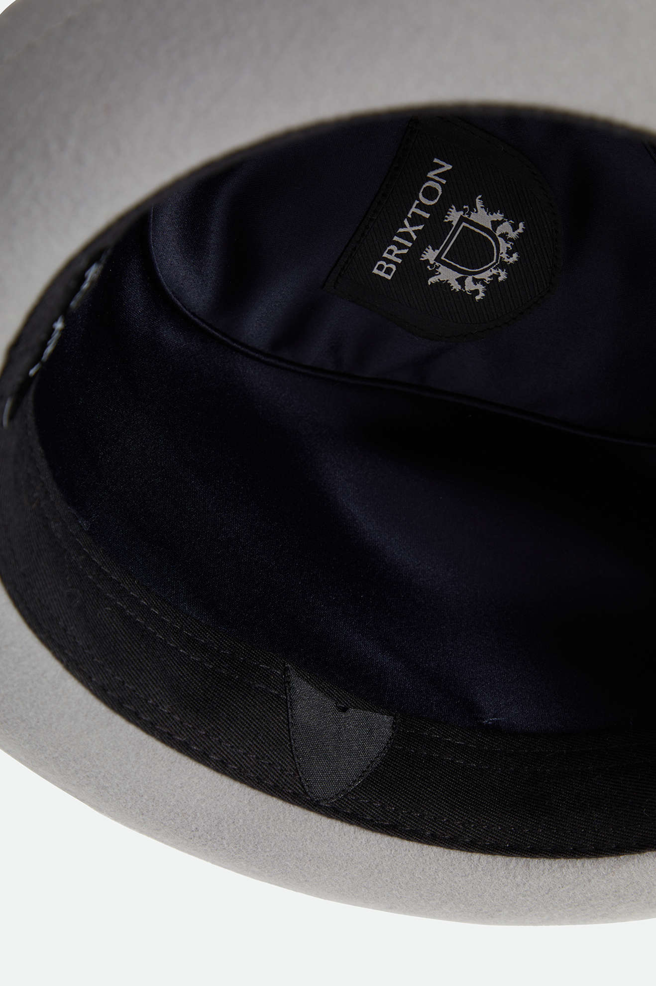 Unisex Gain Fedora in the color Light Grey/Midnight - Additional Laydown image