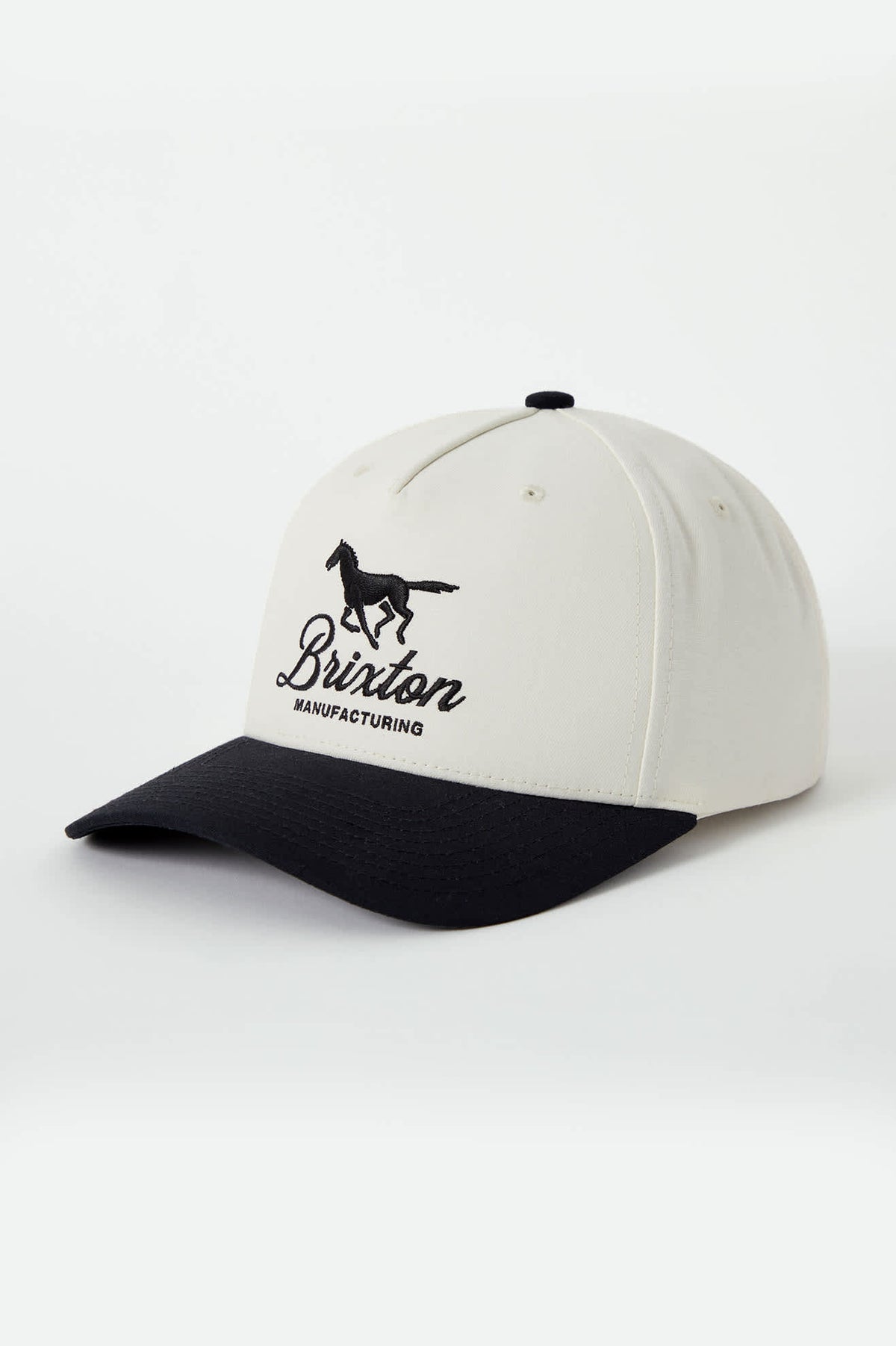 Unisex Leisure Snapback in the color Off White/Black - Front Product View