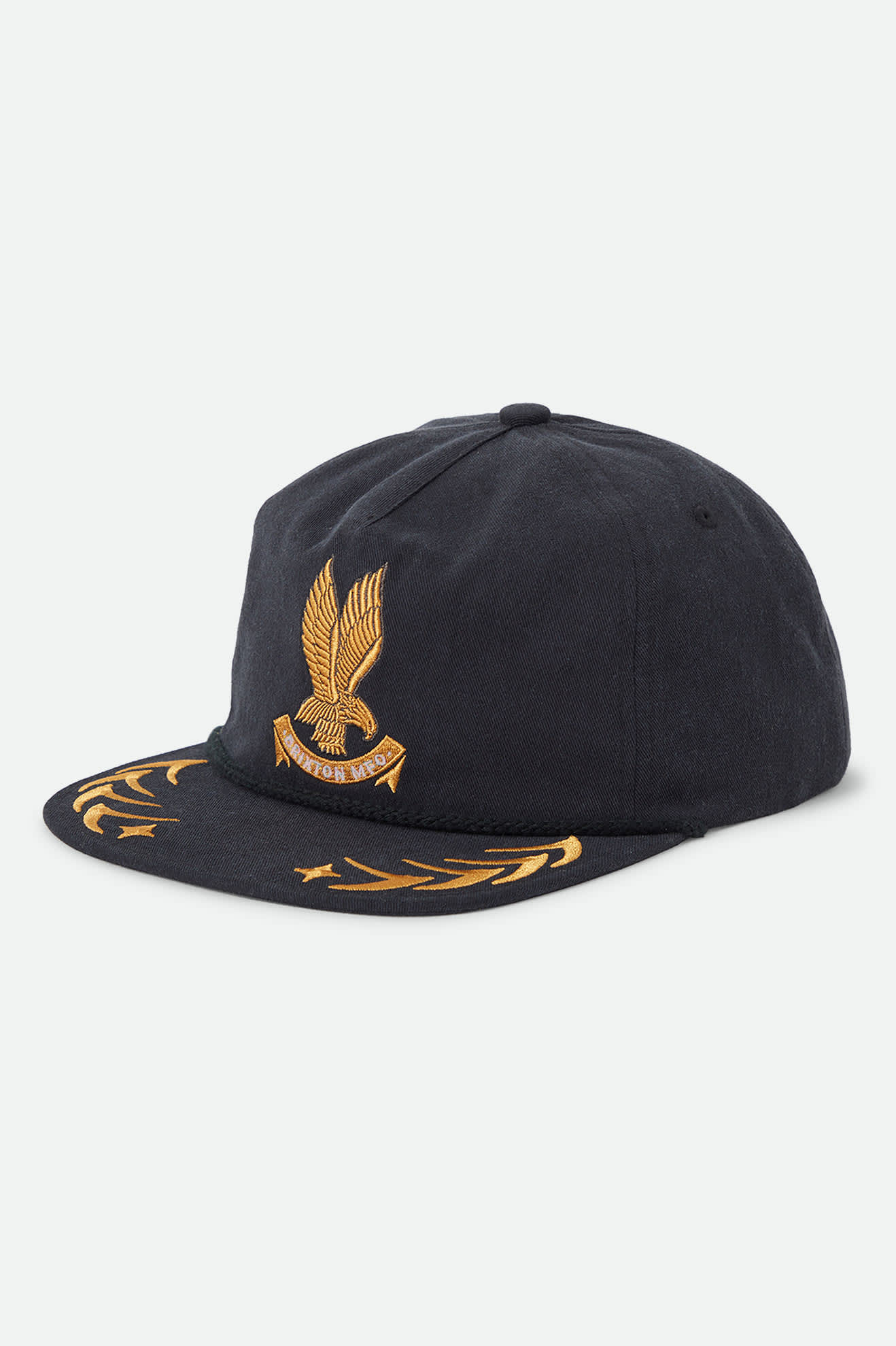 Unisex Covall Snapback in the color Black - Front Product View