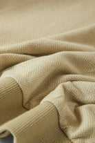 Men's Weekend Herringbone S/S Polo in the color Whitecap/Elm - Additional Laydown image