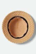 Women's Lisboa Knit Packable Bucket Hat in the color Multi Color Zigzag - Additional Laydown image