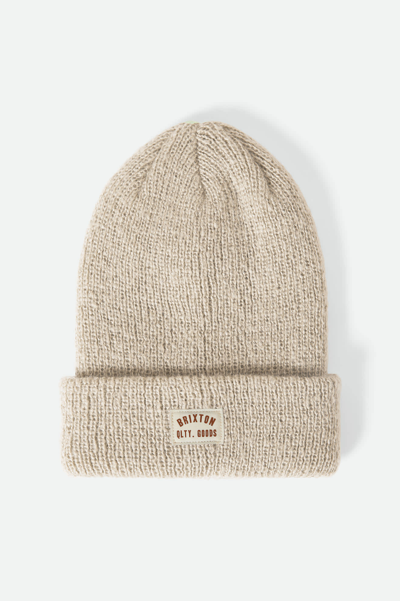 Women's Woodburn Women's Tall Brushed Beanie in the color Whitecap - Front Product View
