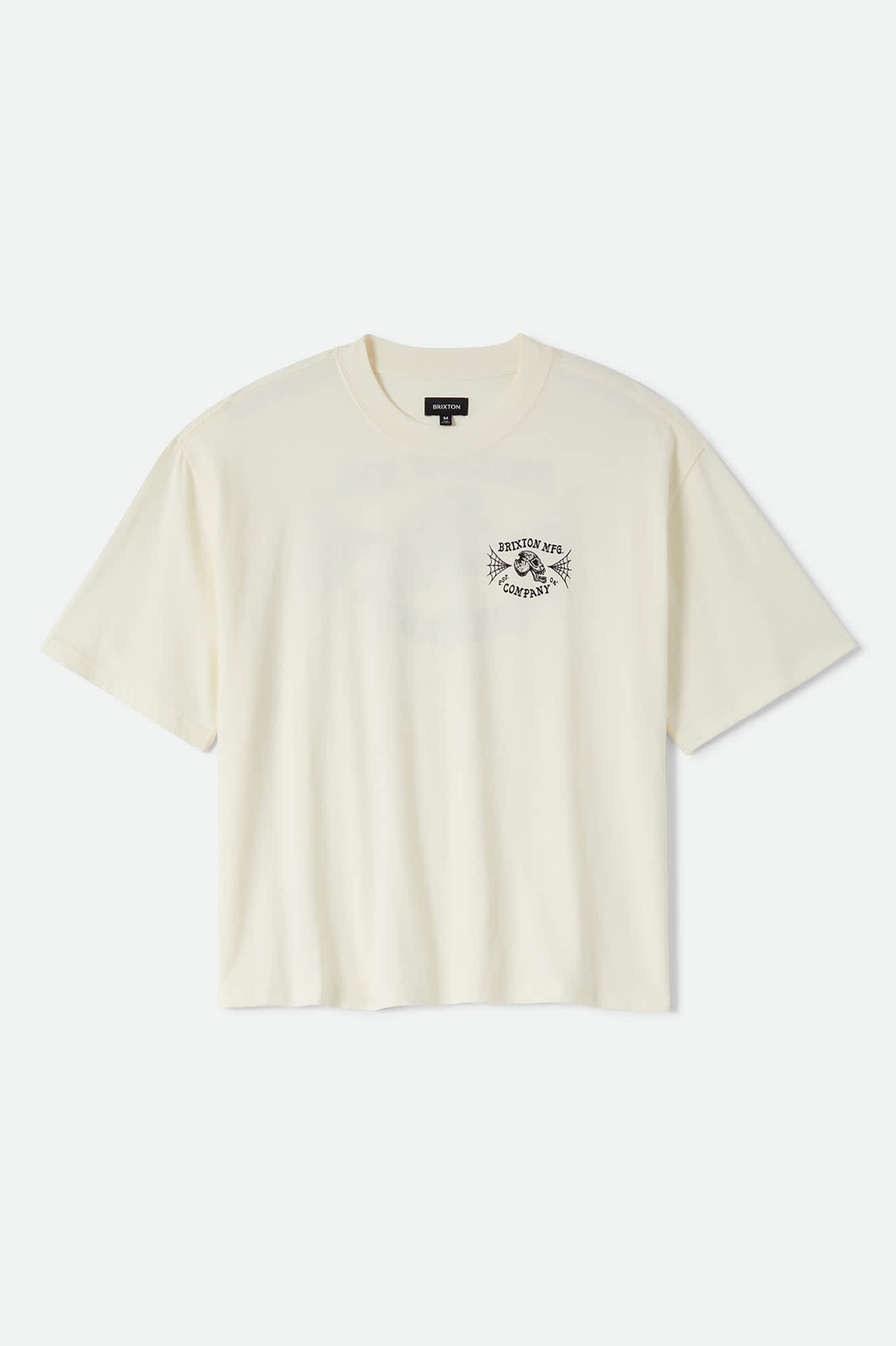 Men's Ogle Boxy T-Shirt in the color Cream - Front Product View