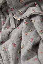Women's Off Duty Pointelle Lounge Pant in the color Heather Grey Ditsy Floral - Additional Laydown image