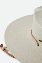 Women's Marina Panama Lifeguard Hat in the color Panama White - Additional Laydown image