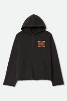 Men's 76 Chopped Hoodie in the color Washed Black - Front Product View