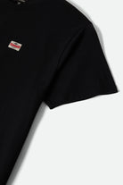 Men's Void S/S Standard T-Shirt in the color Black Worn Wash - Additional Laydown image