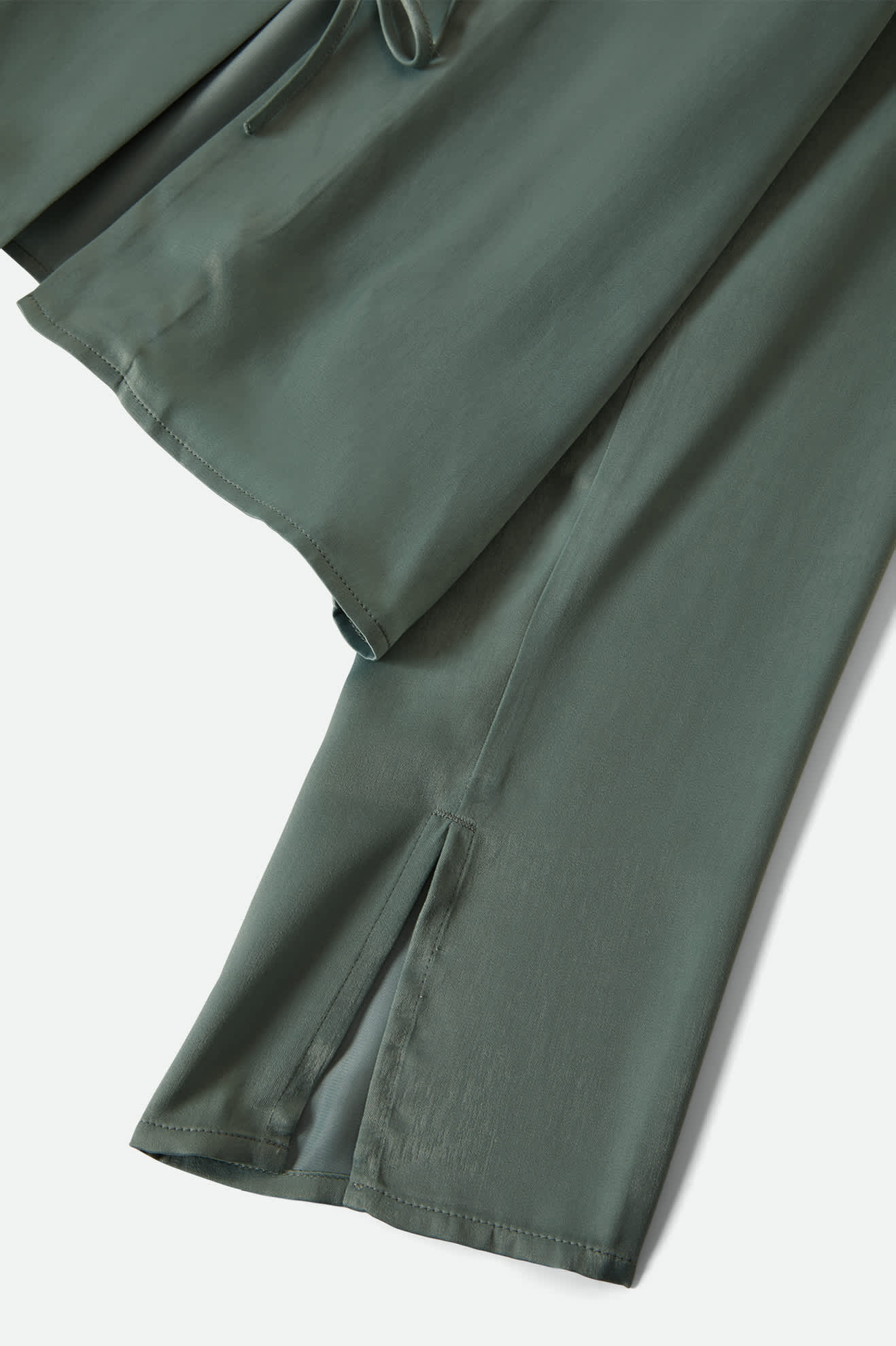 Women's Soho Silky Top in the color Blue Green Shine - Additional Laydown image