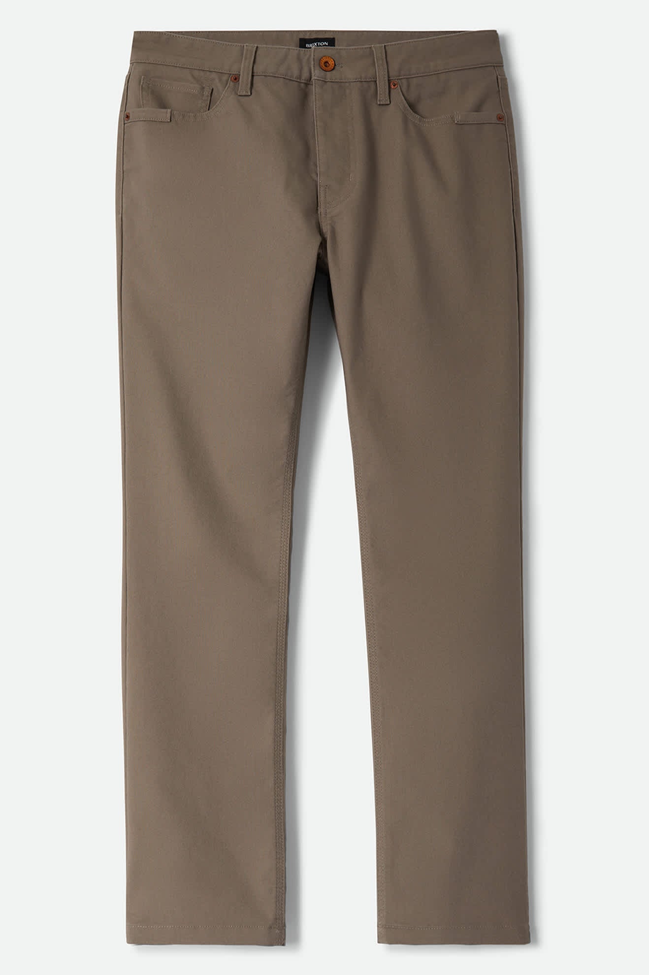 Men's Builders 5-Pocket Pant in the color Earth - Front Product View