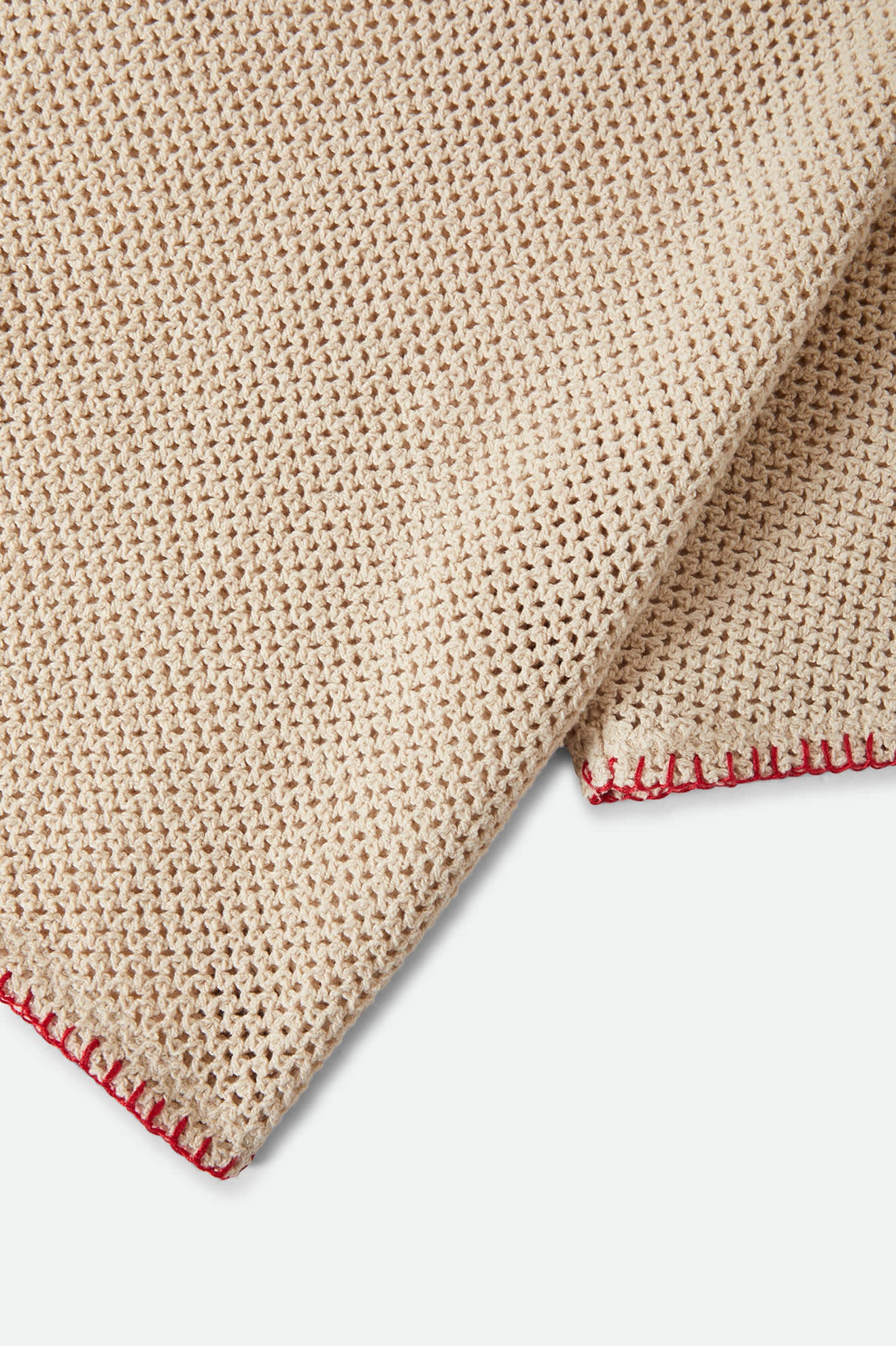 Women's The Crochet Cover Up in the color Timeless Taupe - Additional Laydown image