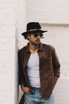 Brixton Unisex Messer Fedora - Black | Lifestyle 1