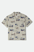 Men's 76 Resort Shirt in the color Off White/Scenic - Front Product View