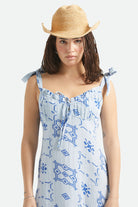 Women's Odessa Cowboy Hat in the color Natural - Women's Front View