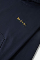 Men's Embroidered Heavyweight Oversized Hoodie in the color Mood Indigo - Additional Laydown image