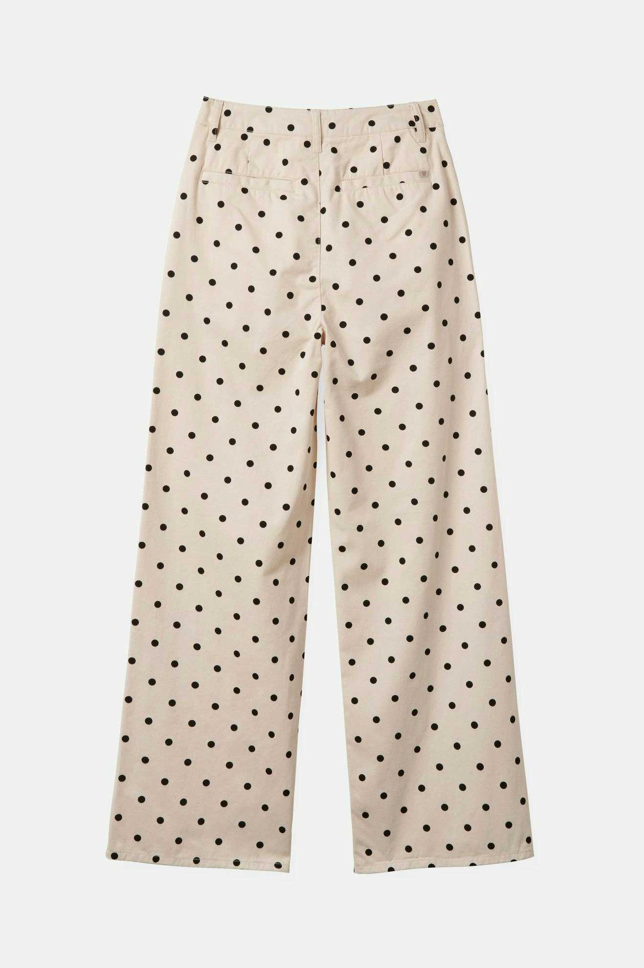 Brixton Women's Victory Full Length Wide Leg Pant - Natural | Profile