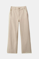 Brixton Women's Victory Full Length Wide Leg Pant - Natural/Natural | Profile