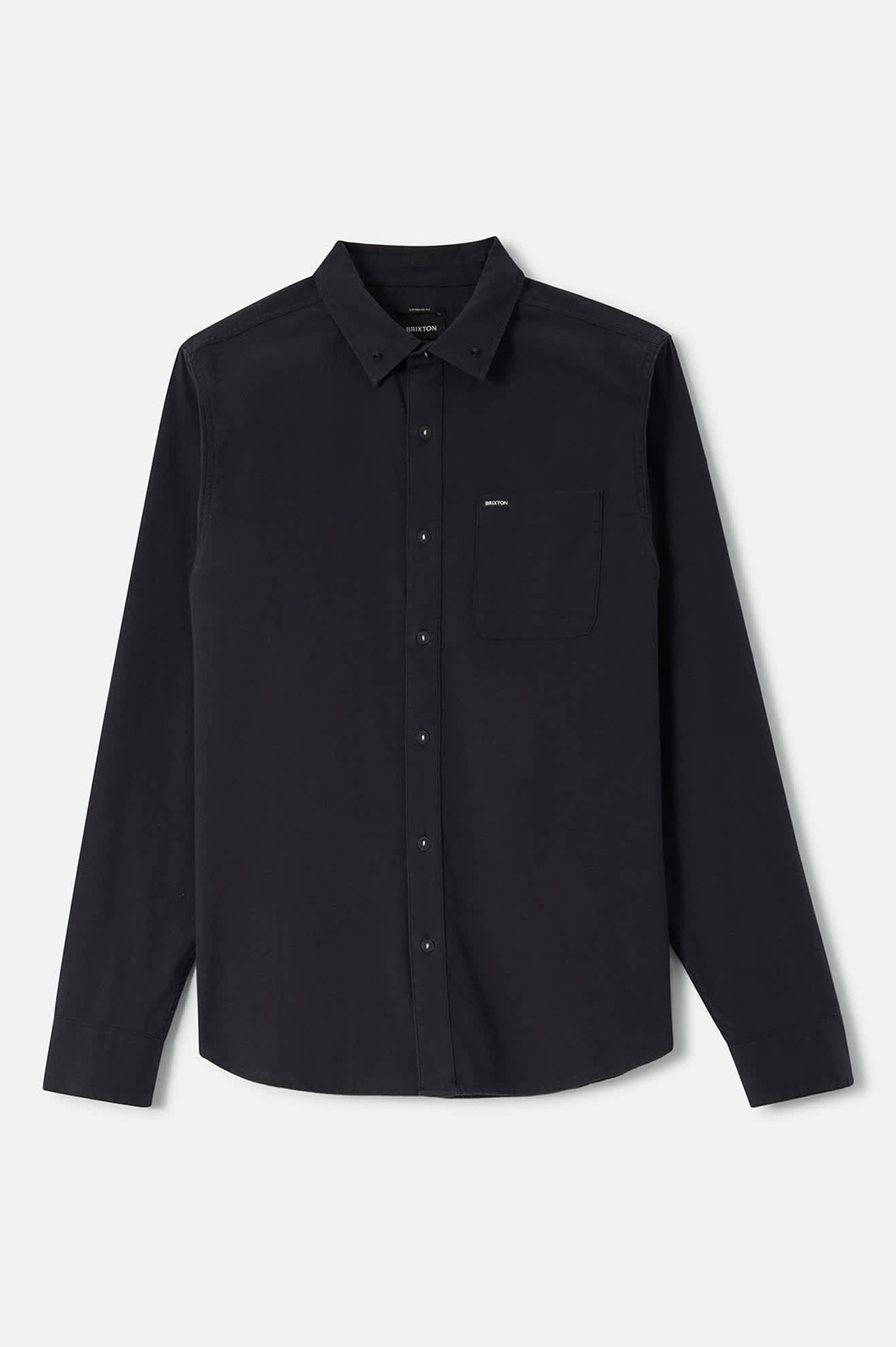 Men's Sanford Shirt in the color Black - Front Product View