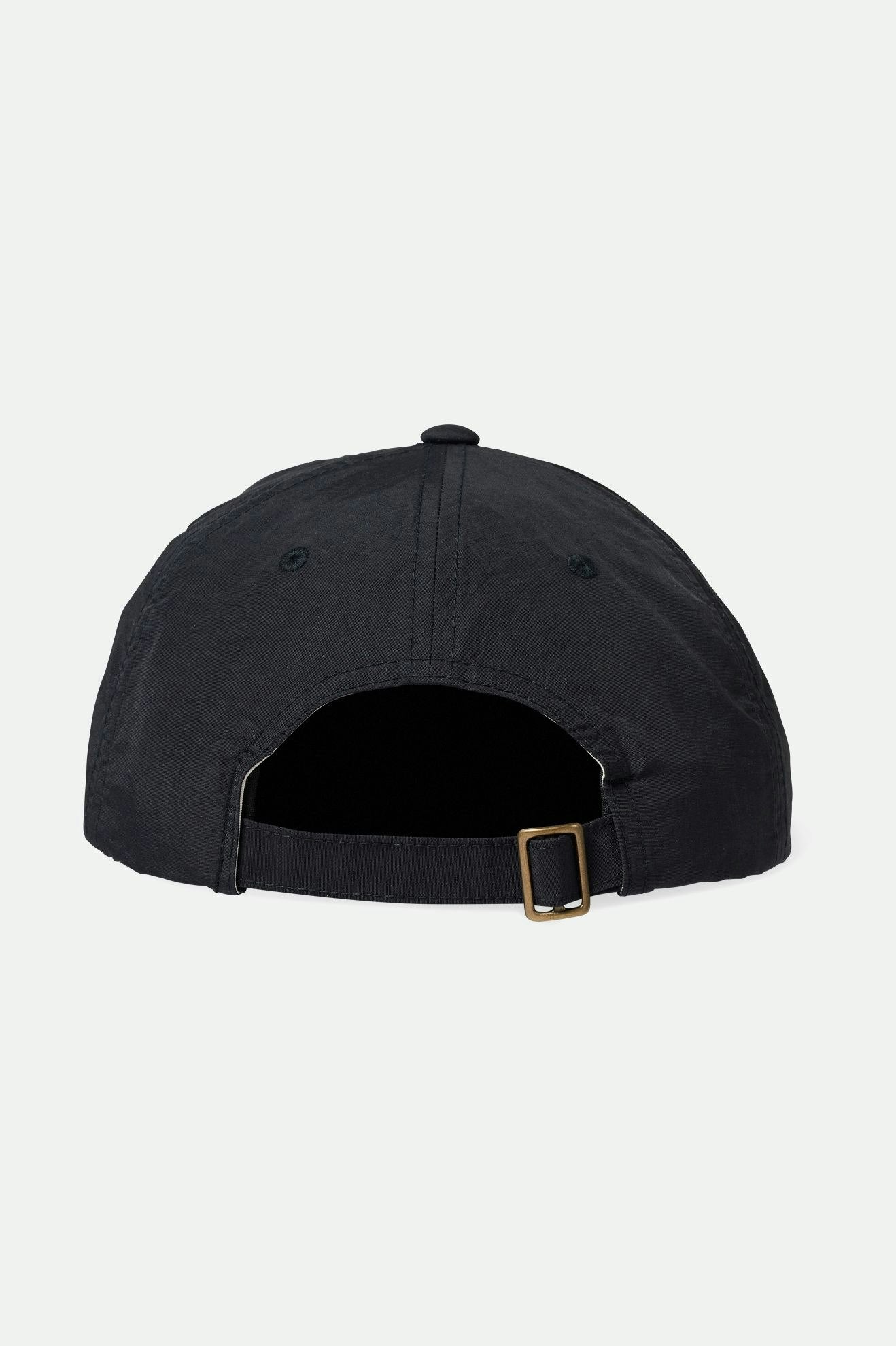 Brixton Men's Alpha LP Adjustable Hat - Black/White Vintage Wash | Back