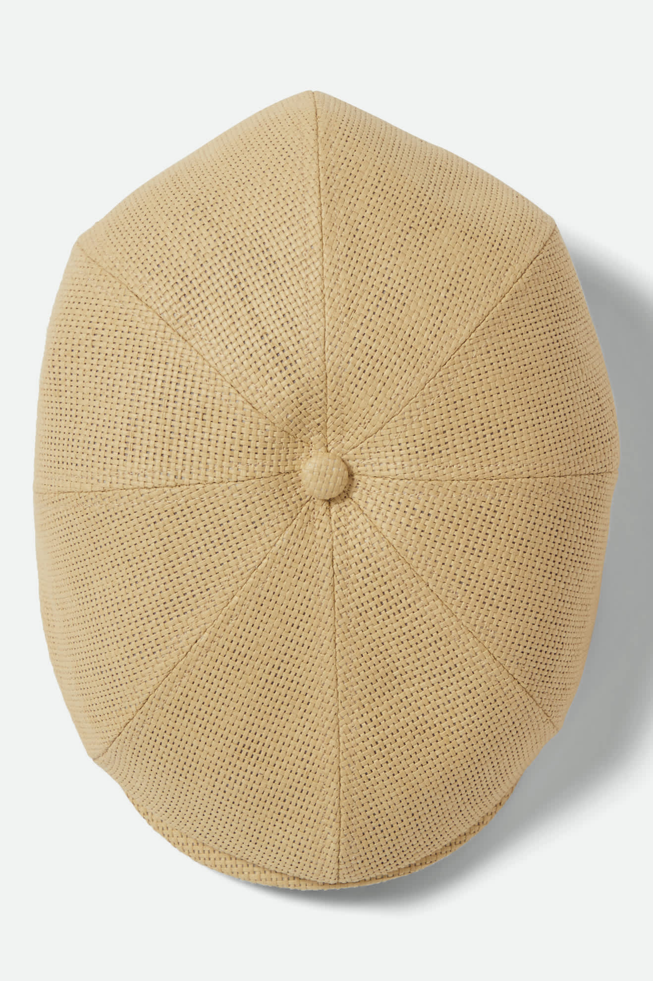 Unisex Brood Newsboy Cap in the color Dark Tan Straw - Additional Laydown image