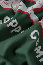 Men's Jensen Boxy T-Shirt in the color Forest Green - Additional Laydown image