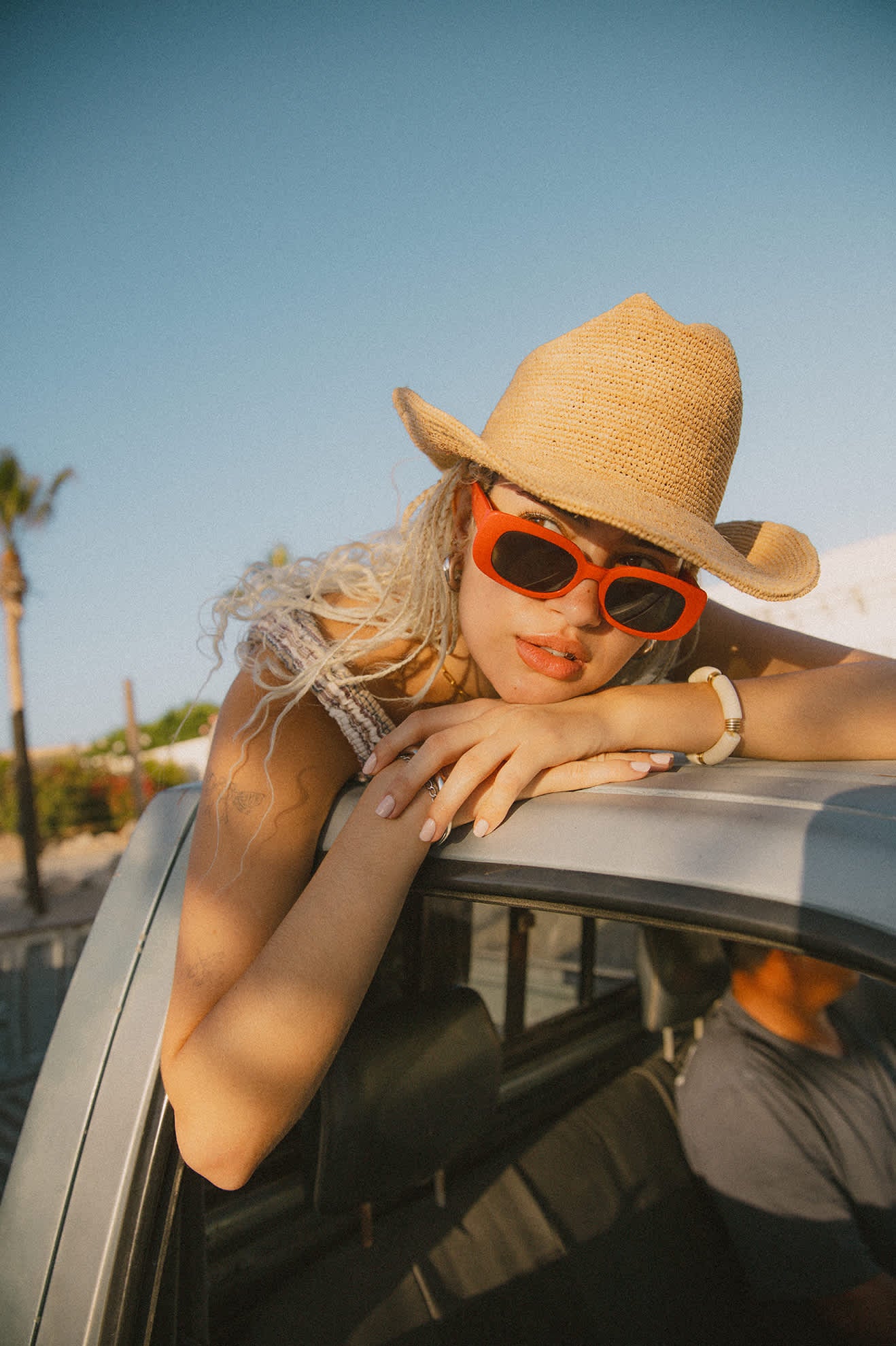 Women's Odessa Straw Packable Cowboy Hat in the color Tan - Men's Lifestyle image