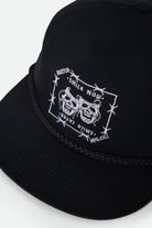 Unisex Smile Always Snapback in the color Black - Additional Laydown image