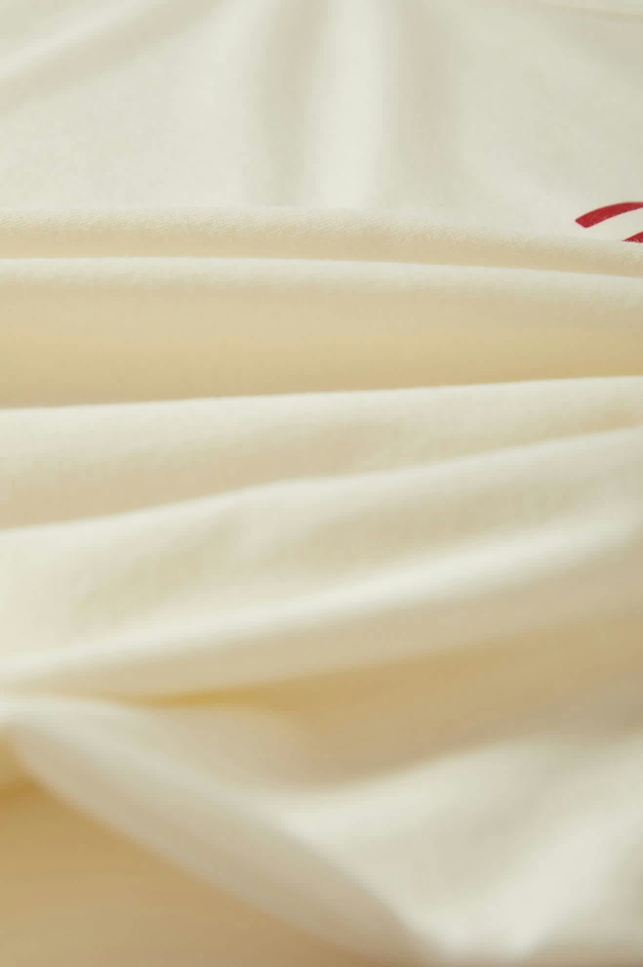 Men's Woodburn Tank Top in the color Off White/Crimson - Additional Laydown image