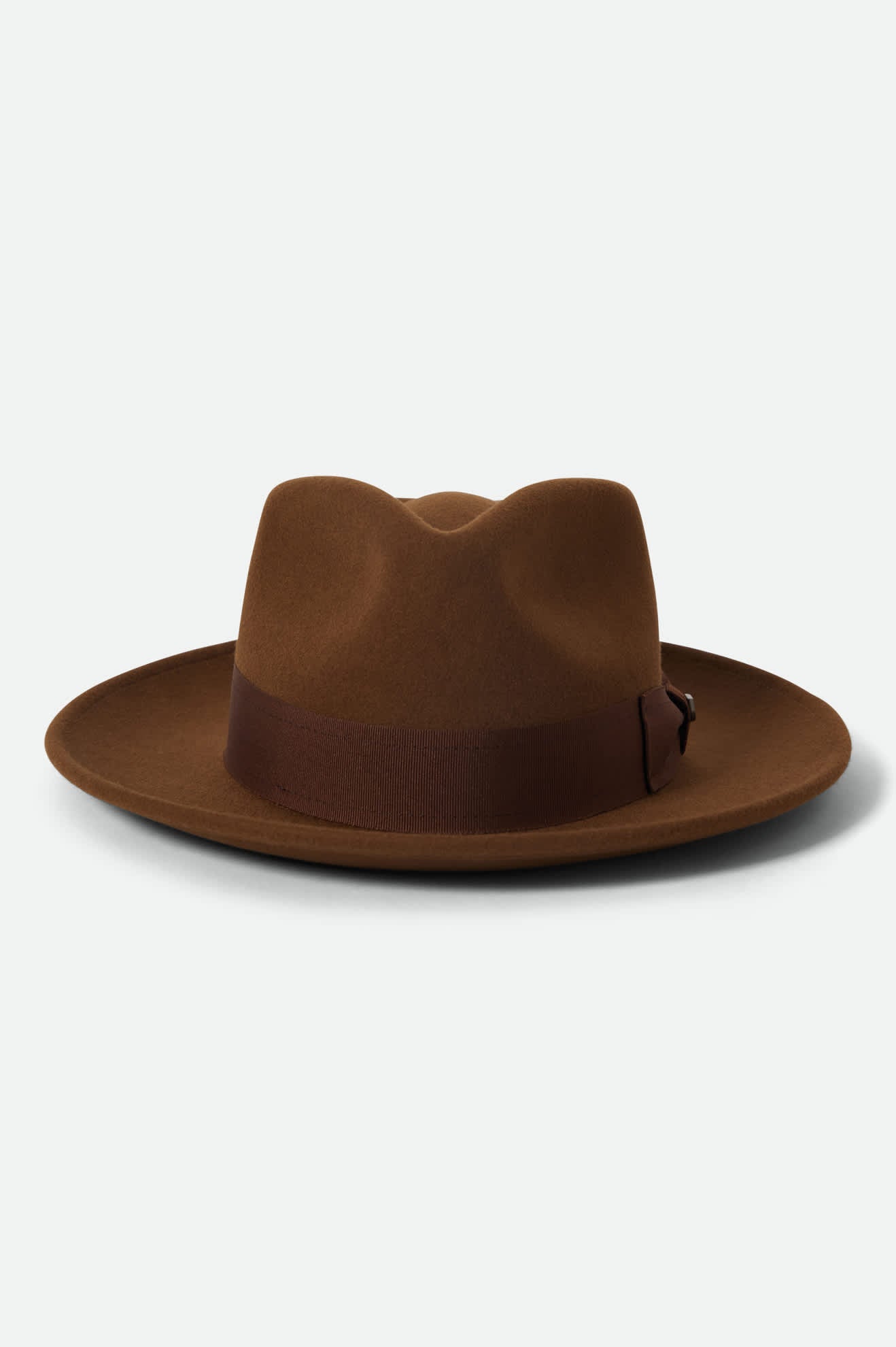 Unisex Swindle Convertabrim Fedora in the color Coffee/Light Brown - Additional Laydown image