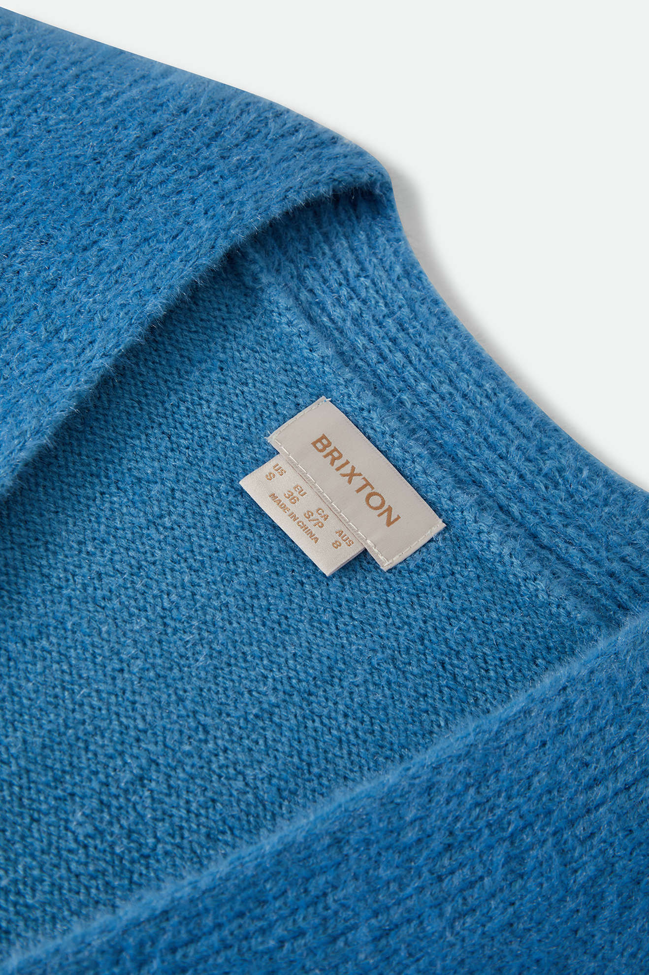 Women's Town Cardigan in the color Electric Indigo - Additional Laydown image
