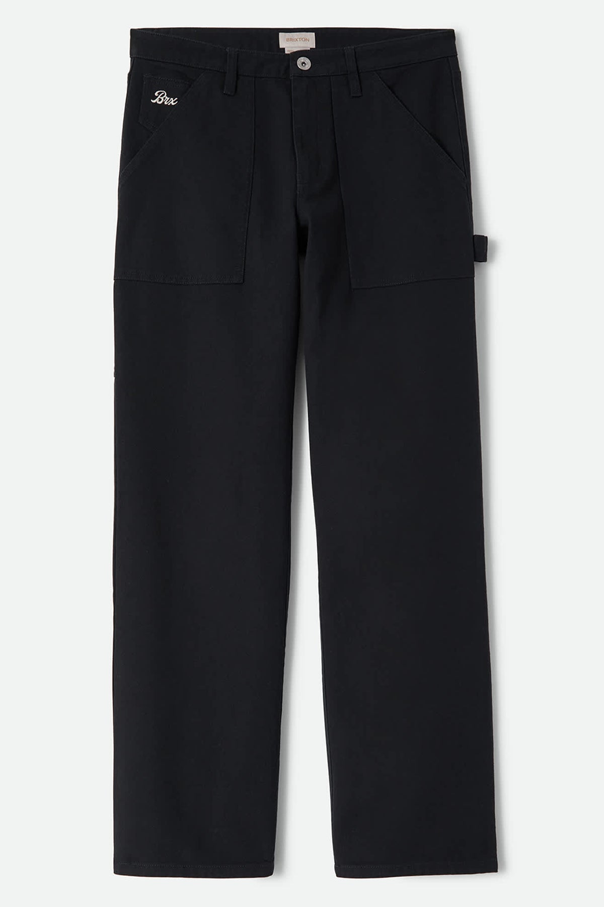 Women's Essex Embroidered Painter Pant in the color Black - Front Product View