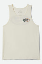 Men's Rhett Tank Top in the color Off White - Front Product View