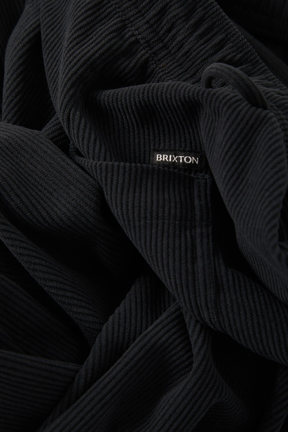 Men's Everyday E-Waist Corduroy Pant in the color Black Corduroy - Additional Laydown image